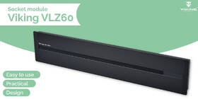 Zásuvková lišta Viking 60 cm, na 7 modulů, zápustná černá

 obrázek produktu 2 z 3