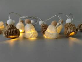 Vánoční osvětlení RETLUX RXL 494, girlanda čepičky, 20 LED, teplá bílá 

 obrázek produktu 4 z 4