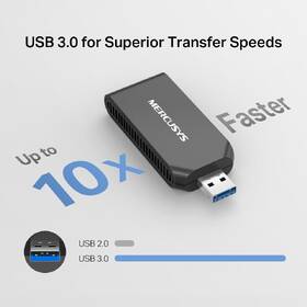 Wi-Fi adaptér Mercusys MA70XM AX1800 Wi-Fi 6 USB černý

 obrázek produktu 6 z 10