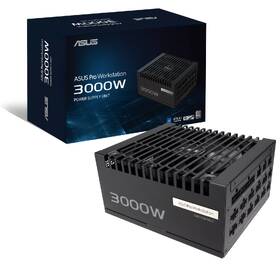 Zdroj Asus Pro WS 3000W Platinum, 80 Plus Platinum, ATX 3.1 černý

 obrázek produktu 9 z 10