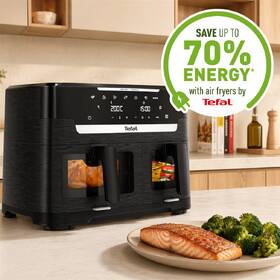 Fritéza horkovzdušná Tefal EY9478E0 Ever Fry XXL Dual+ černá

 obrázek produktu 5 z 9