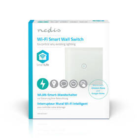 Vypínač Nedis WIFIWS10WT, Wi-Fi, jednoduchý 

 obrázek produktu 4 z 4