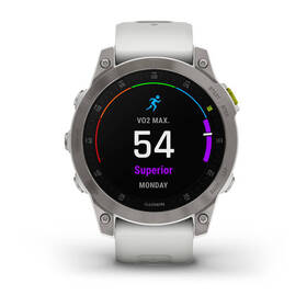Chytré hodinky Garmin epix (Gen 2) Sapphire - Titan/White Silicone Band 

 obrázek produktu 3 z 12
