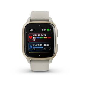 Chytré hodinky Garmin Venu Sq 2 Music - Cream Gold/ French Gray Silicone Band 

 obrázek produktu 4 z 8