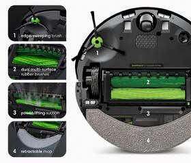 Robotický vysavač iRobot Roomba Combo j7 černá barva
