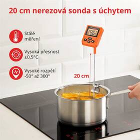 Teploměr do masa ThermoPro TP-511 oranžový

 obrázek produktu 2 z 7