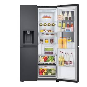 Americká lednice LG GSXE90EVAD černá barva
