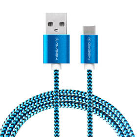 Kabel GoGEN USB / USB-C, 1m, opletený modrý

 obrázek produktu 1 z 1
