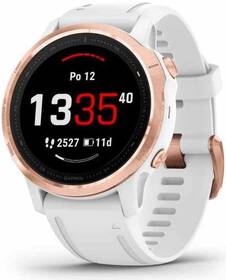 Chytré hodinky Garmin fenix6S PRO Glass (MAP/Music) - rosegold/bílé 

 obrázek produktu 1 z 3