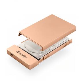 Box na HDD Verbatim pro 2,5" HDD SATA, USB-C / USB 3.1. Gen2 růžový

 obrázek produktu 3 z 8