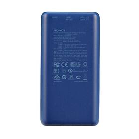 Powerbanka ADATA P20000QCD 20000mAh, QC + PD 18W modrá

 obrázek produktu 2 z 6