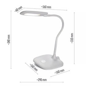 Stolní LED lampička EMOS STELLA bílá

 obrázek produktu 5 z 7