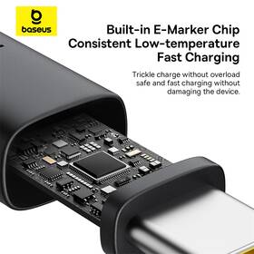 Kabel Baseus Dura USB-C/USB-C, 100W, 1m černý/červený

 obrázek produktu 12 z 16