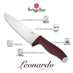 Sada kuchyňských nožů Berlinger Haus BH-2980 BAMBOO (10 ks) hnědá/bordó

 obrázek produktu 6 z 7