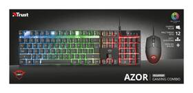 Klávesnice s myší Trust GXT 838 Azor Gaming Combo, CZ/SK černá barva
