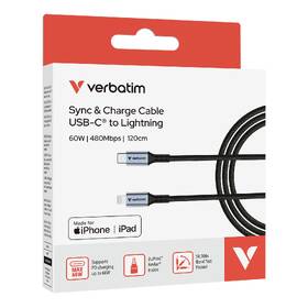 Kabel Verbatim Sync & Charge USB-C/Lightning 1,2m černý

 obrázek produktu 4 z 4