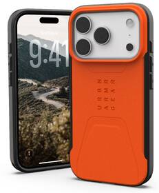 Kryt na mobil UAG Civilian MagSafe na Apple iPhone 17 Pro oranžový

 obrázek produktu 1 z 15