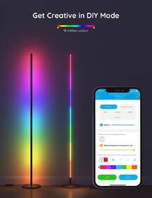 Stojací lampa Govee RGBW Floor Lamp Lite, Matter černá

 obrázek produktu 3 z 9