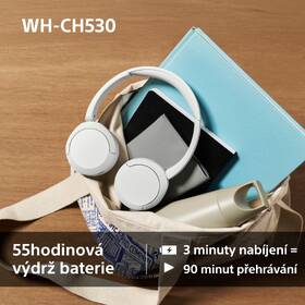 Sluchátka Sony WH-CH530 bílá

 obrázek produktu 12 z 14