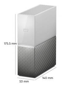 Datové úložiště (NAS) Western Digital Home 6TB stříbrná barva
