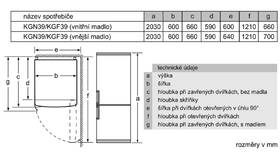 Chladnička s mrazničkou Siemens KG39N2LDA nerez

 obrázek produktu 2 z 6