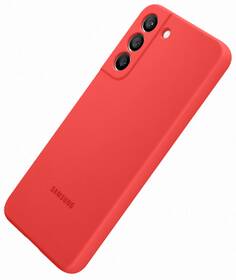 Kryt na mobil Samsung Silicone Cover na Galaxy S22+ - coral 

 obrázek produktu 3 z 5