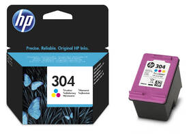 Inkoustová náplň HP 304, 100 stran - CMY 
