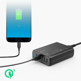 Nabíječka do sítě Anker PowerPort 5, Dual QC 3.0 63W, 5x USB-A černá

 obrázek produktu 4 z 8