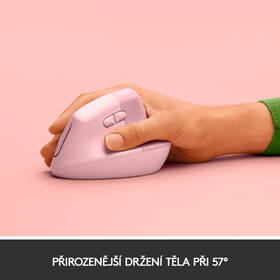 Myš Logitech Lift Vertical Ergonomic růžová

 obrázek produktu 3 z 9