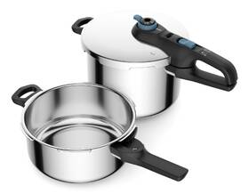 Tlakový hrnec Tefal P2584301, 4 l + 6 l nerez

 obrázek produktu 1 z 10