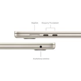 Notebook Apple MacBook Air CTO 15" M3 10-GPU 16GB 1TB - Starlight CZ 

 obrázek produktu 6 z 8