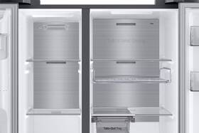 Americká lednice Samsung RS68CG885DS9EF stříbrná barva

