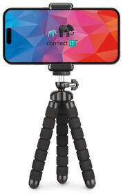 Držák na mobil Connect IT Mini Tripod set černý

 obrázek produktu 4 z 7