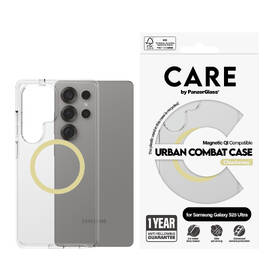 Kryt na mobil PanzerGlass CARE Urban Combat Qi na Samsung Galaxy S25 Ultra žlutý/zelený/průhledný

 obrázek produktu 3 z 10