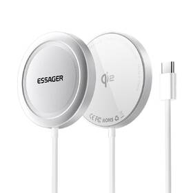 Bezdrátová nabíječka Essager magnetická Qi2 15W bílá

 obrázek produktu 2 z 3