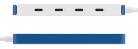 USB Hub HyperDrive Flex 4 Port USB-C bílý/modrý

 obrázek produktu 4 z 6