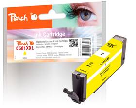 Inkoustová náplň Peach Canon CLI-581XXL, 12 ml žlutá

 obrázek produktu 1 z 1