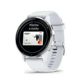 Chytré hodinky Garmin Venu 3 - Silver / Whitestone Silicone Band 

 obrázek produktu 1 z 3