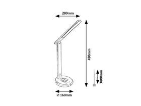 Stolní LED lampička Rabalux Jacey 74226 černé

 obrázek produktu 3 z 3
