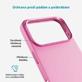 Kryt na mobil Epico Silicone Pro Mag+ na Apple iPhone 17 Pro Max růžový

 obrázek produktu 4 z 5