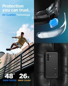 Kryt na mobil Spigen Tough Armor - Samsung Galaxy A57 5G černý

 obrázek produktu 11 z 15