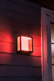 Nástěnné svítidlo Philips Impress White and Color Ambiance, nástěnné čtvercové černé

 obrázek produktu 6 z 7