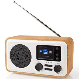Internetový radiopřijímač s DAB+ Nedis RDIN2000WT bílý/dřevo

 obrázek produktu 4 z 8