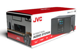 Internetový radiopřijímač s DAB+ JVC RA-E981B černá barva
