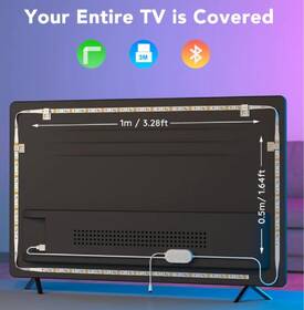 LED pásek Govee TV 46-60" SMART RGB 

 obrázek produktu 3 z 7
