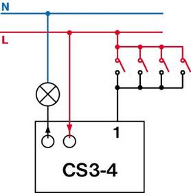 Spínač časový Elektrobock CS3-4 pod vypínač 

 obrázek produktu 5 z 5