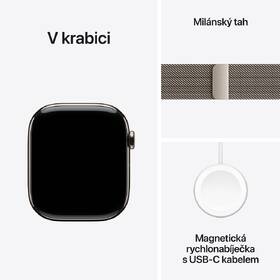 Chytré hodinky Apple GPS + Cellular 46mm pouzdro z přírodního titanu - přírodní milánský tah - S/M 

 obrázek produktu 8 z 8