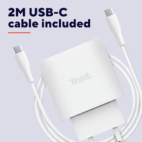 Nabíječka do sítě Trust MAXO 45W GaN, USB-C bílý

 obrázek produktu 14 z 14