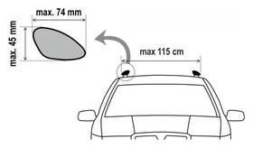 Nosník příčný Compass zamykací hliníkový 120 cm ALU-TOP 

 obrázek produktu 3 z 3