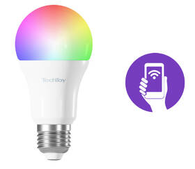 Chytrá žárovka TechToy RGB, 9W, E27, ZigBee 

 obrázek produktu 2 z 6